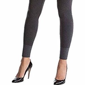 NWT Spanx Star Power Cuffed Leggings Heather Gray XL
